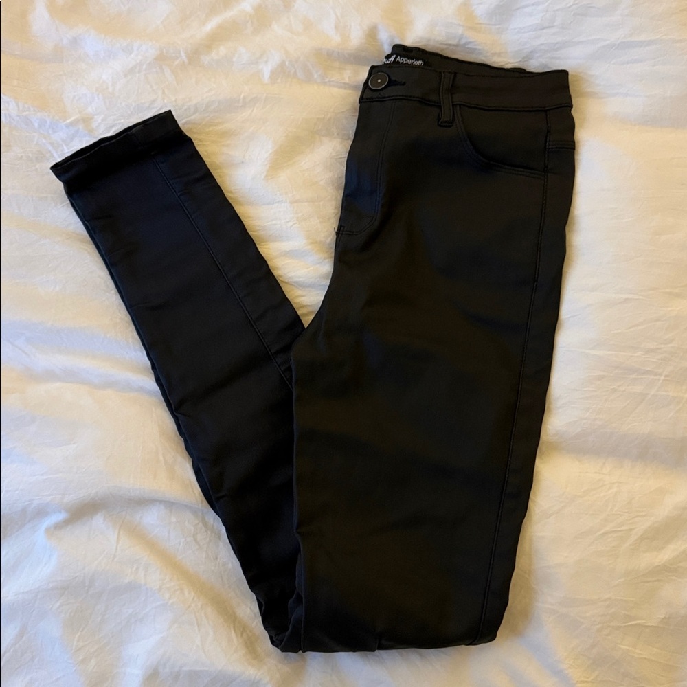 Black Skinny Leather Pants